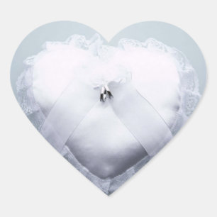 Adesivo Coração Corações de Casamento de Travesseiros do Coraç