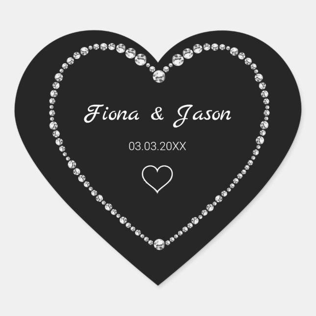 Adesivo Coração Corações de Ouros (Frente)