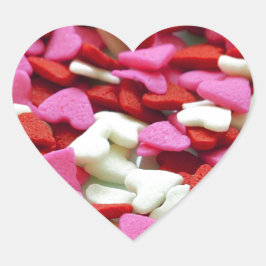 Adesivo Coração Corações do namorados