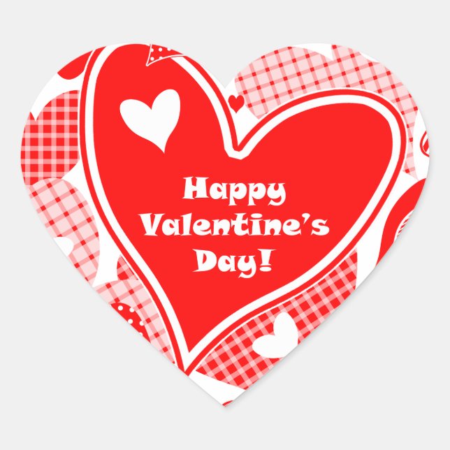 Adesivo Coração Corações do namorados (Frente)