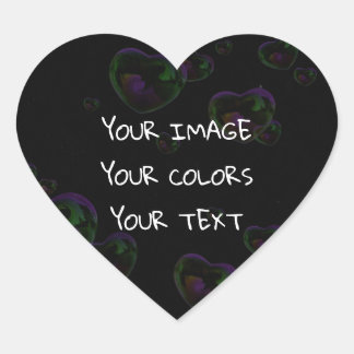 Adesivo Coração Criar um personalizado