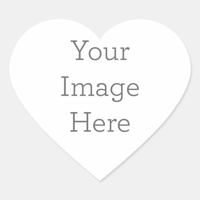 Adesivo Coração Crie Os Seus Autocolantes (Frente)