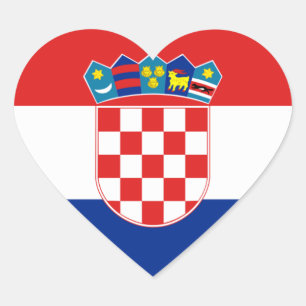 Adesivo Coração croatia