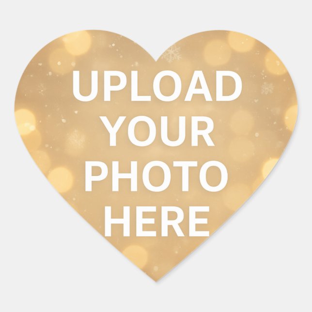Adesivo Coração Custom Photo (Frente)