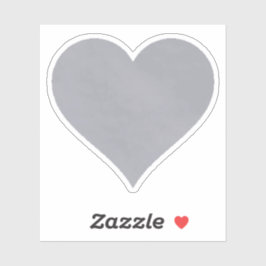 Adesivo coração da neve