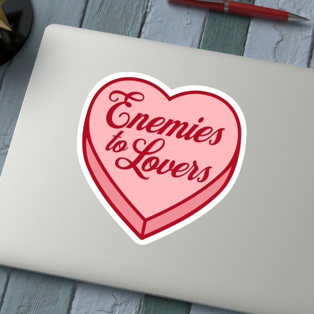 Adesivo Coração De Bolachas - Inimigos Aos Amantes (Criador carregado)