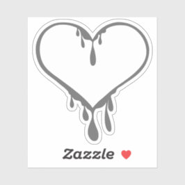 Adesivo Coração de Discagem Personalizável