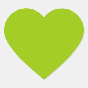 Adesivo Coração Decor de cor verde do Android pronto para personal