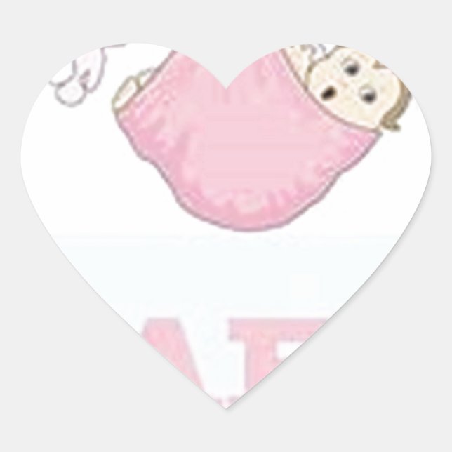 ADESIVO CORAÇÃO DECOR DE ITENS DE GAROTA DE BEBÊ (Frente)