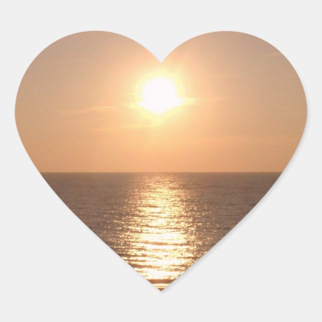 Adesivo Coração Definir Sun (Frente)