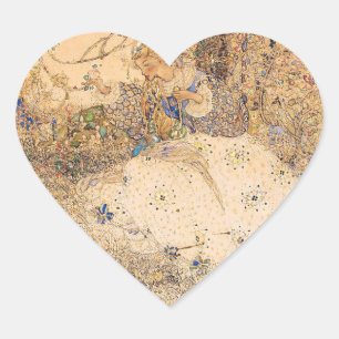 Adesivo Coração Delicar Brilho de Blush