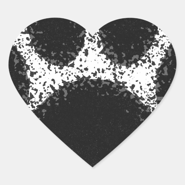 Adesivo Coração Desenho de Pata Cão (Frente)