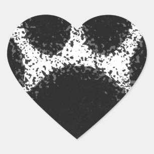 Adesivo Coração Desenho de Pata Cão