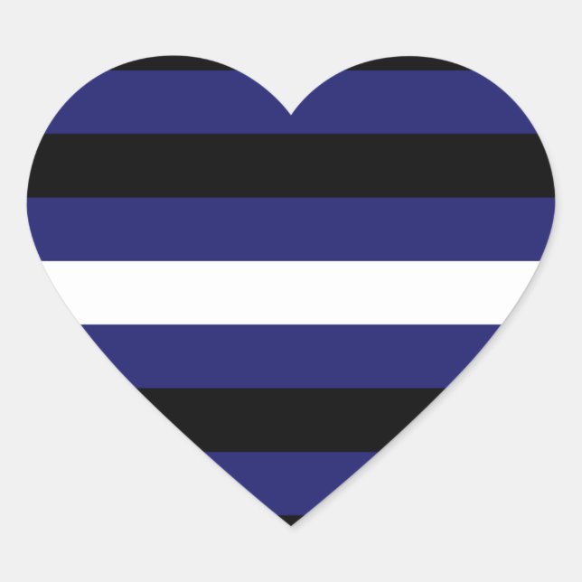 ADESIVO CORAÇÃO DESIGN DE LISTRAS PRIDE DE COURO (Frente)