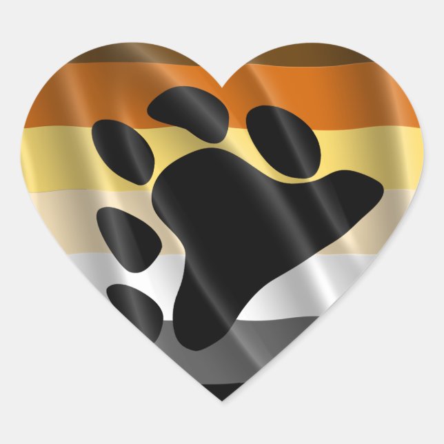 Adesivo Coração Design DE WAVY DE ORDENS DE URGÊNCIA (Frente)