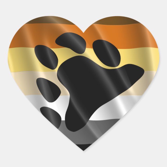 Adesivo Coração Design DE WAVY DE ORDENS DE URGÊNCIA (Frente)