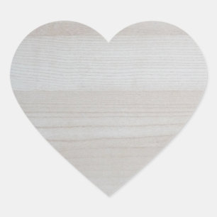 Adesivo Coração Design Moderno da Natureza Modelo em Madeira Tendê