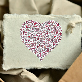 Adesivo Coração Dia de os namorados de corações de amor multicolor