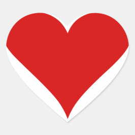 Adesivo Coração Dia de os namorados de Forma de Placa de Reproduçã