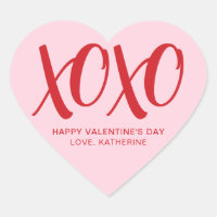 Dia de os namorados personalizado fofo vermelho-ro