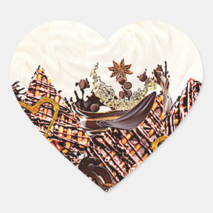 ADESIVO CORAÇÃO DIA DO SOL DOCE! :)