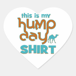 Adesivo Coração Dia Hump