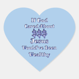 Adesivo Coração Dinheiro não é tudo