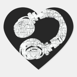Adesivo Coração dj