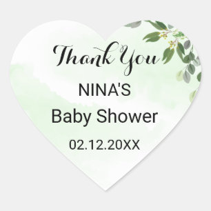 Adesivo Coração Dourado Eucalipto Deixa Verde Obrigado Por Voltar