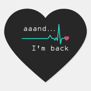 Adesivo Coração E eu voltei, Carro Sobrevivente de Negócios de Ata