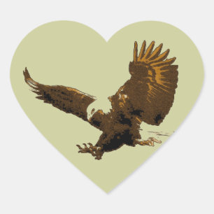 Adesivo Coração Eagle
