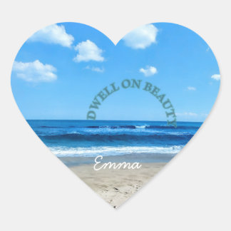 Adesivo Coração Earth Day stickers 