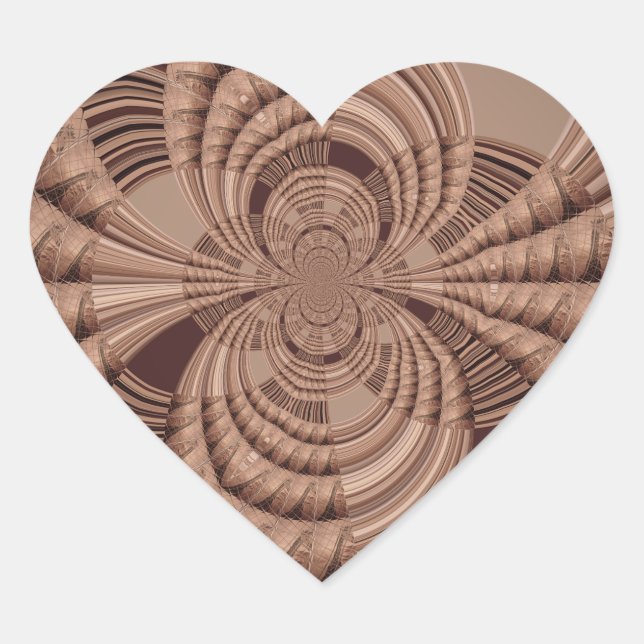 Adesivo Coração Earthy Hakuna Matata Art Impressão (Frente)