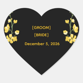 Adesivo Coração Elegant Luxury Envelope Seal Template