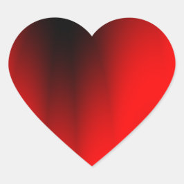 Adesivo Coração Elegante Red Splash