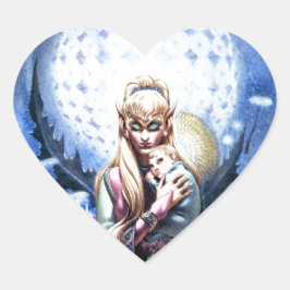 Adesivo Coração Elf Madonna