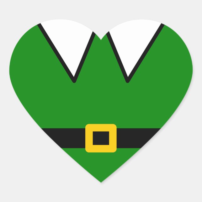 Adesivo Coração elfo (Frente)