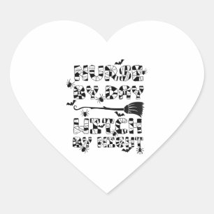 Adesivo Coração Enfermeira-Dia de as Bruxas engraçado Por Bruxa-Di