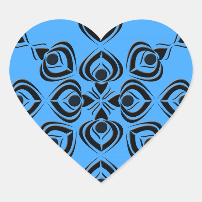 Adesivo Coração Espadas (Frente)