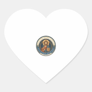 Adesivo Coração Espiritualidade Contemplativa Monástica de Jesus G