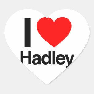 Adesivo Coração eu amo hadley