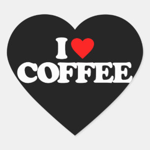 ADESIVO CORAÇÃO EU AMO O CAFÉ
