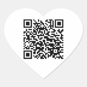 Adesivo Coração Eu amo o geek do Lao do código   da bandeira QR d