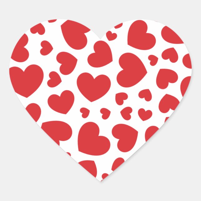 Adesivo Coração Eu Te Amo (Frente)