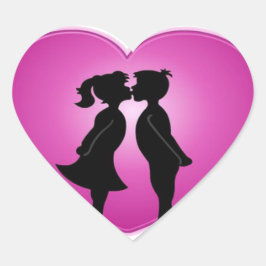 Adesivo Coração Eu Te Amo