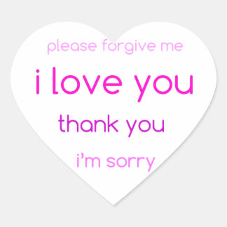 Adesivo Coração eu te amo cardíaco.