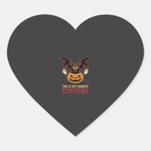 Adesivo Coração Fantasias de Halloween Monstro Abóbora Gótico Veto