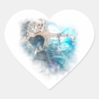 Adesivo Coração Fantasy Sky Siren Vignette