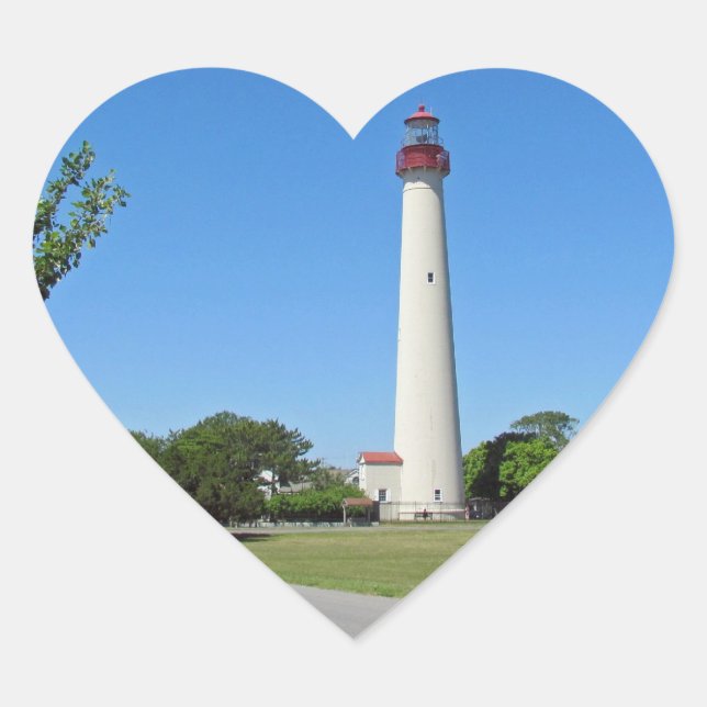 Adesivo Coração Farol de Cabo maio (Frente)