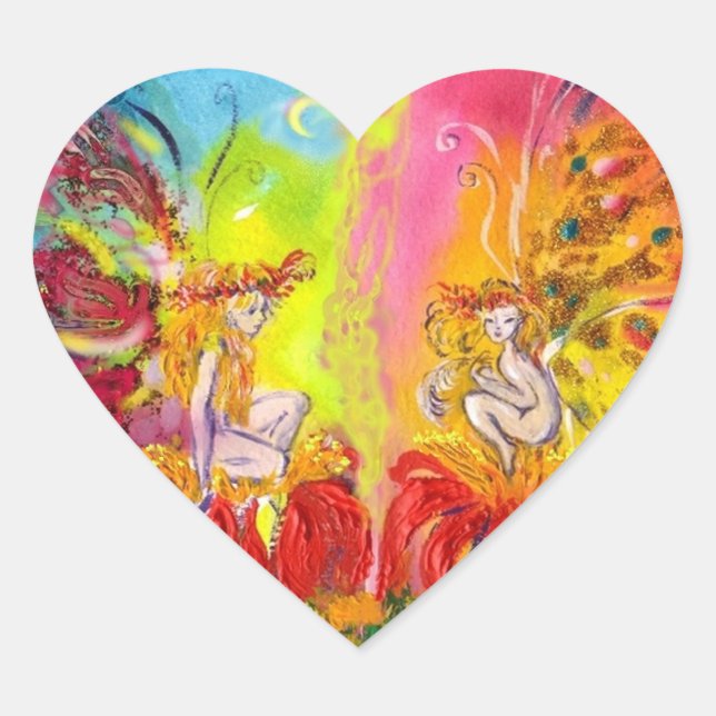 Adesivo Coração FEIRAS DE DAWN, Fantasia